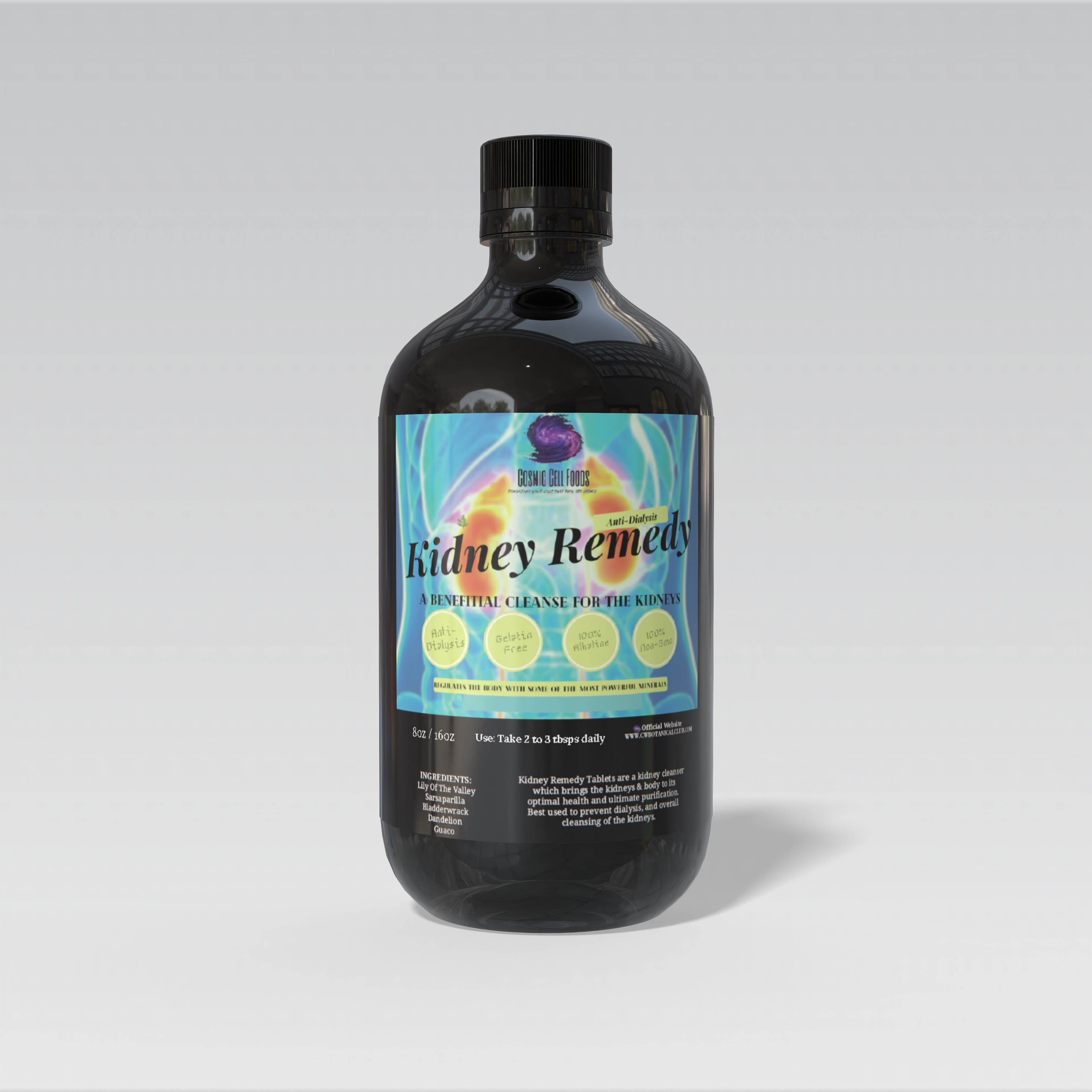Kidney Remedy Herbal Therapy - Kidney Cleanse, Best For Dialysis