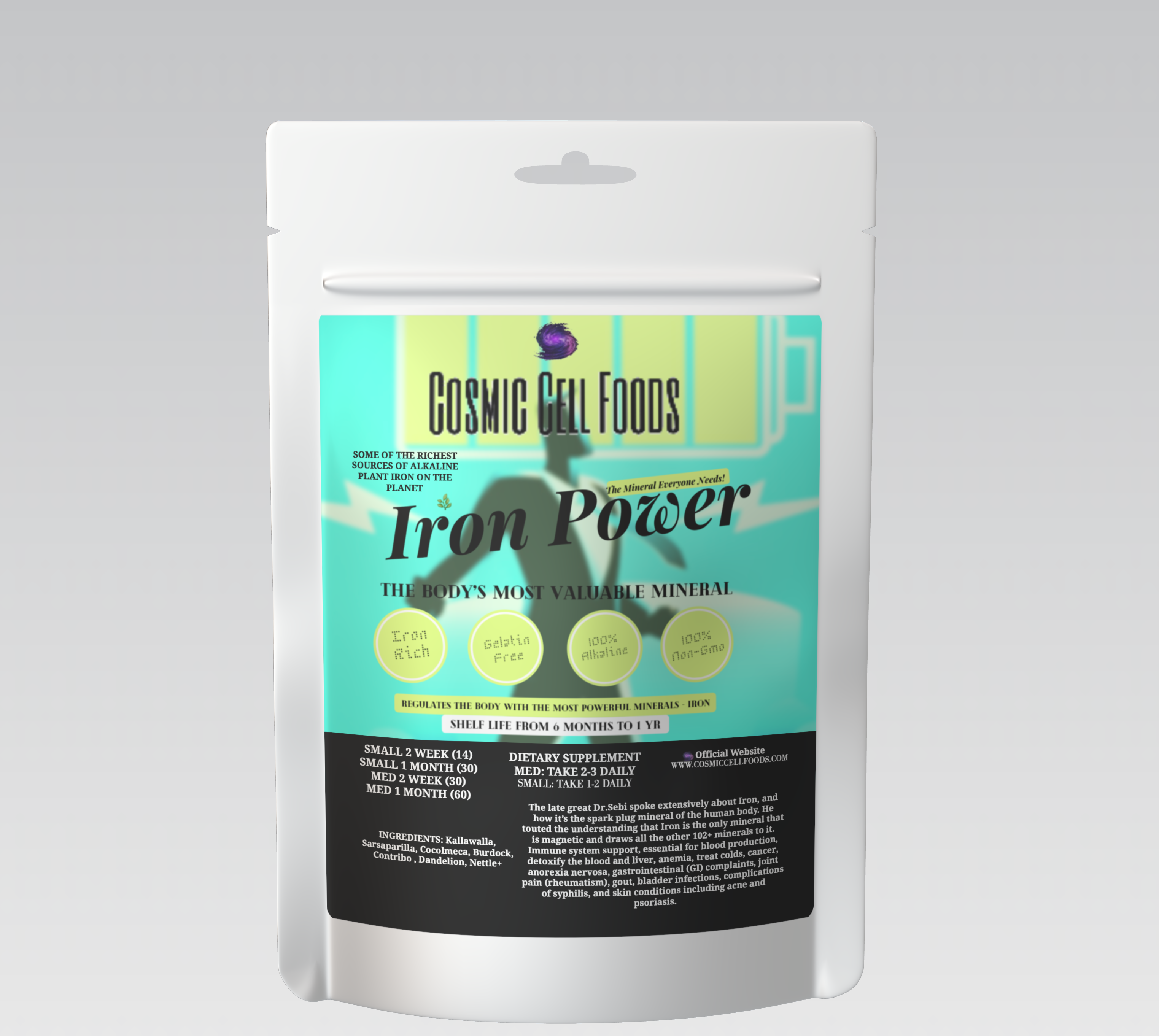 [BUY 2 GET 1] Iron Power Herbal Tablets - One of The Body's Most Important Minerals (Copy)