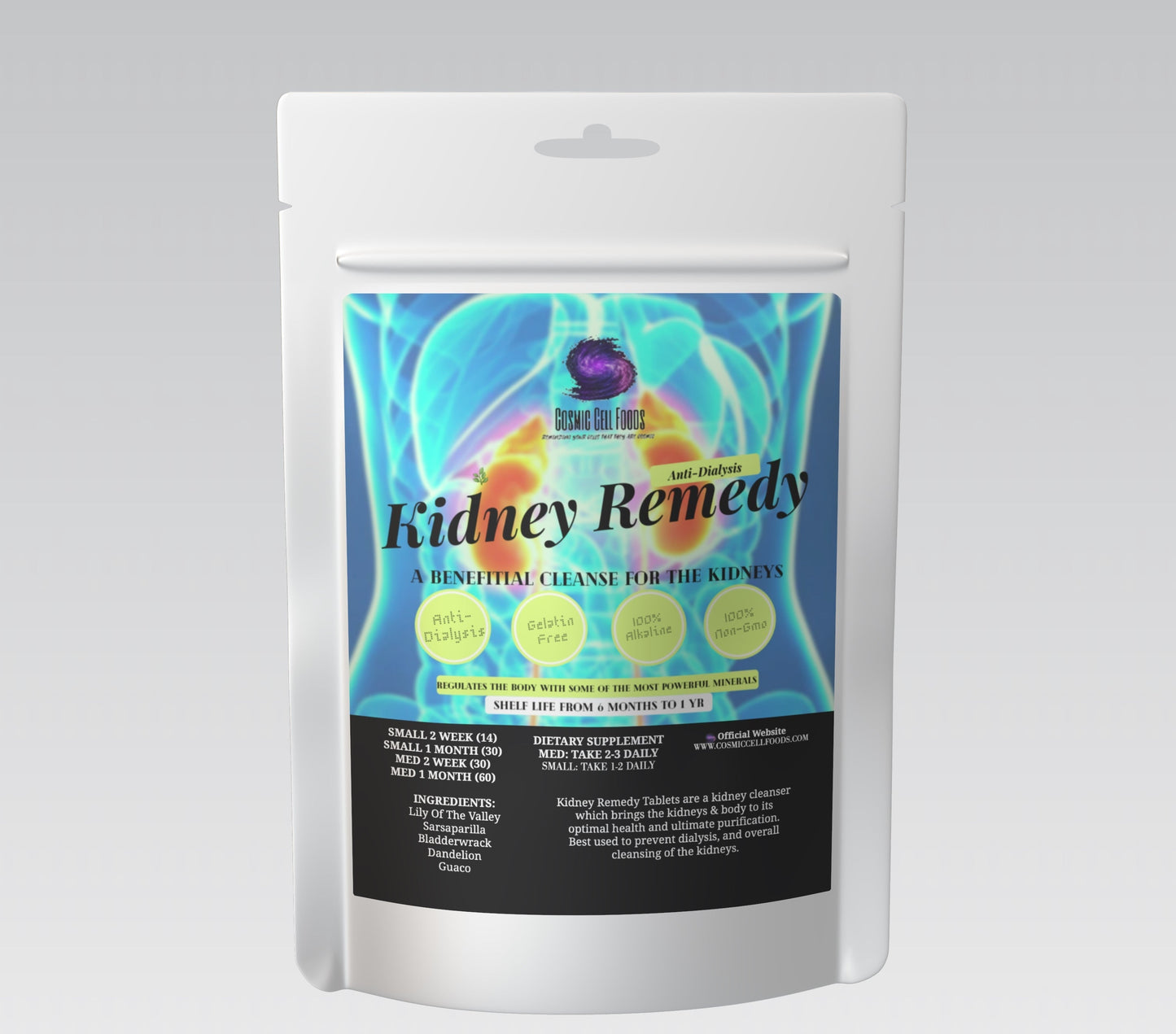 [HOLIDAY SPECIAL] Kidney Remedy Herbal Tablets- Kidney Cleanse, Best For Dialysis