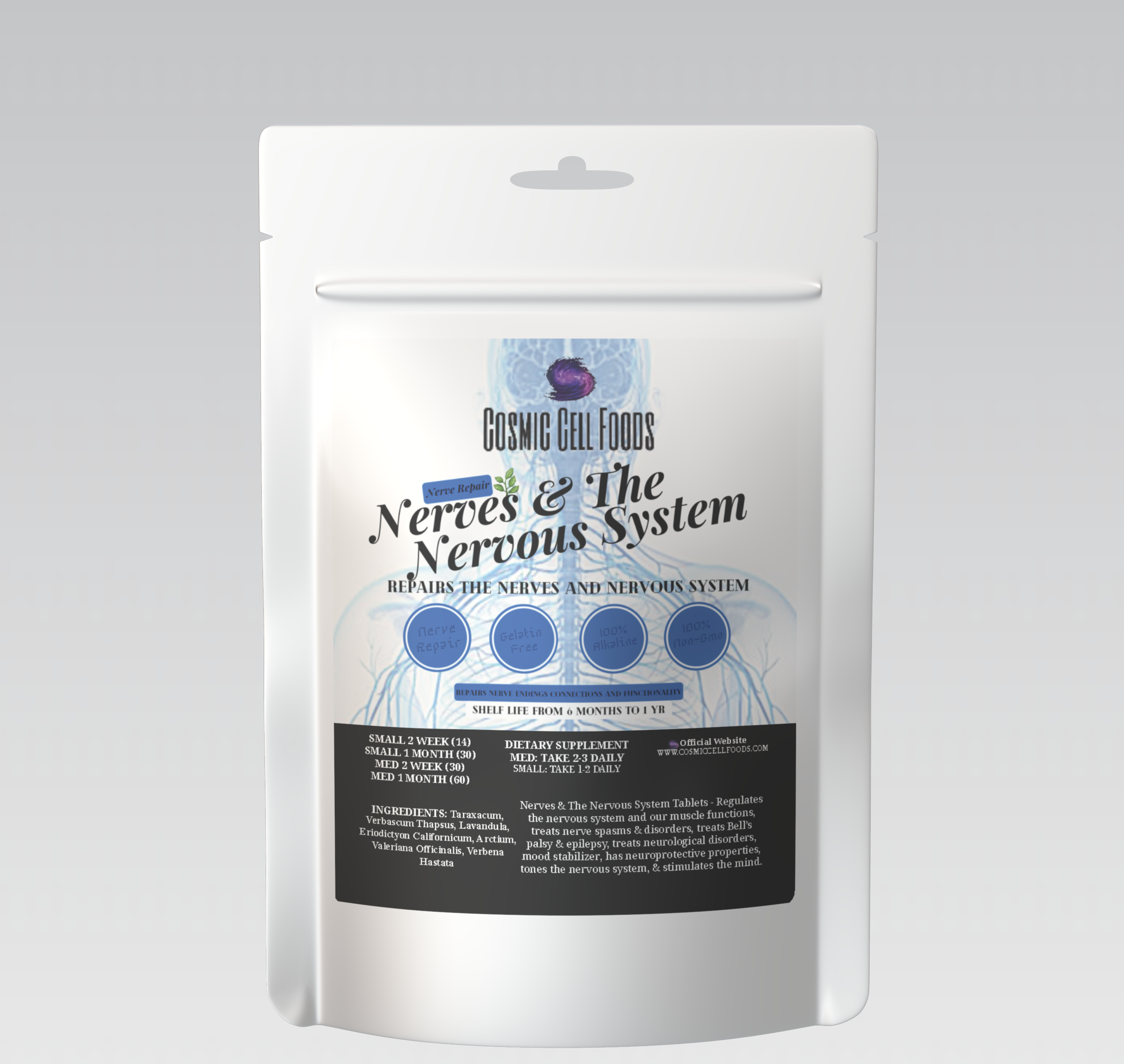 [HOLIDAY SPECIAL] Nerves & The Nervous System Herbal Capsules - Repairs The Nervous System